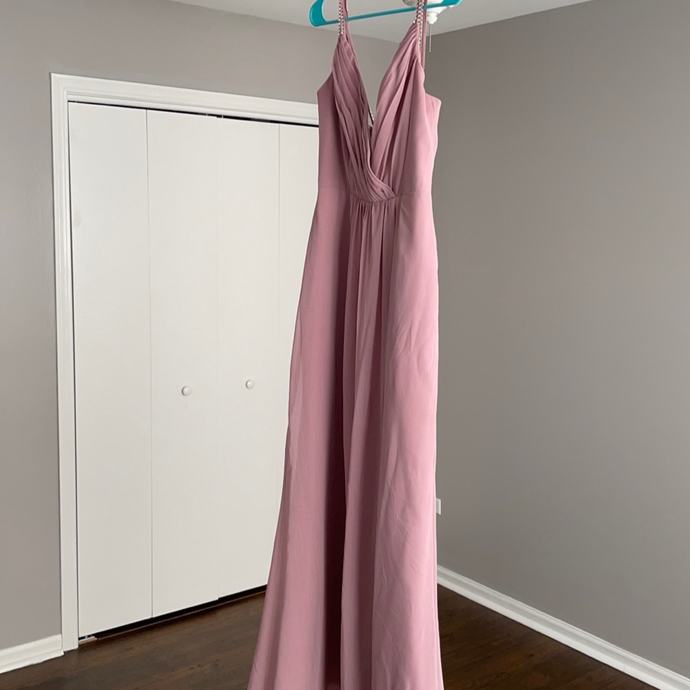 Quartz Bridesmaid dress from David’s Bridal